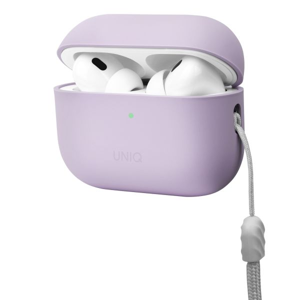 Uniq Coque silicone liquide hybride Lino  Apple AirPods Pro 2 - Lilac Lavender