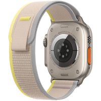 Apple Bracelet Trail Loop Apple Watch | 44/45/46/49 mm - Taille M/L - Jaune / Beige