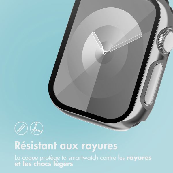 imoshion Coque rigide brillante à couverture complète Apple Watch 1 / 2 / 3 - 38 mm - Argent