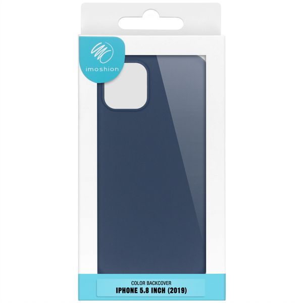 imoshion Coque Couleur Apple iPhone 11 Pro - Bleu foncé