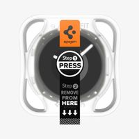 Spigen Protection d'écran EZ FIT Glas.tR avec applicateur Samsung Galaxy Watch 9 / Watch 8 - 44 mm - Transparent