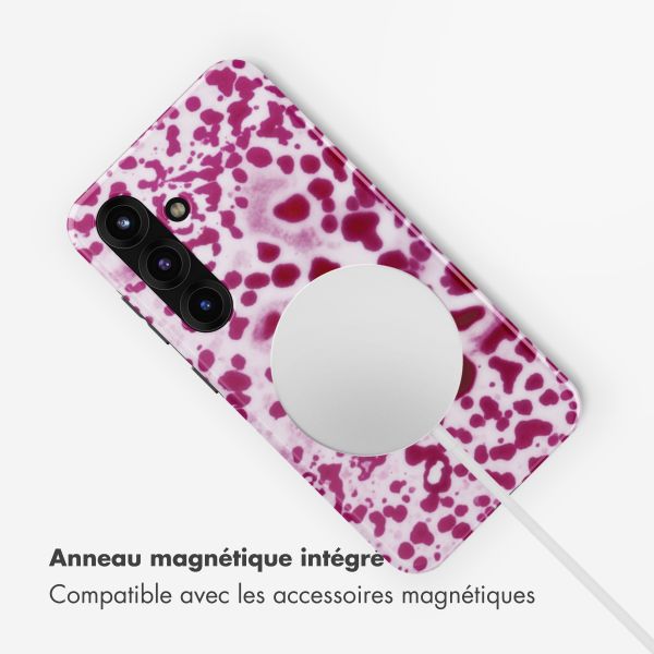 Selencia Coque arrière Vivid avec MagSafe Samsung Galaxy S25 - Cosmic Orchid