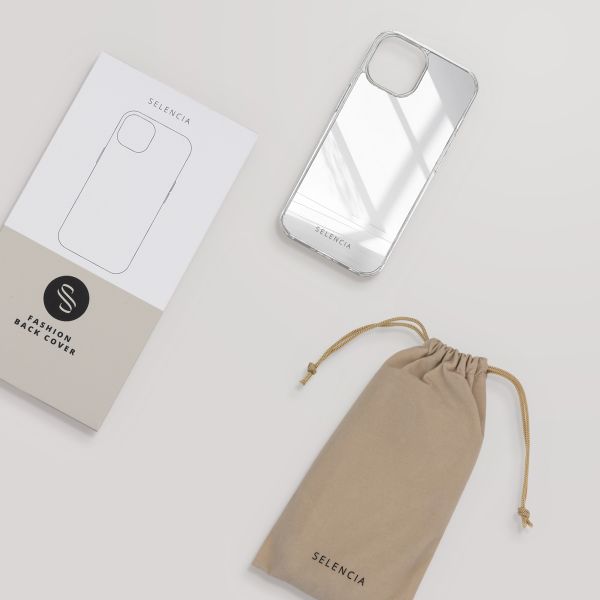 Selencia Coque Mirror Apple iPhone 13 - Argent