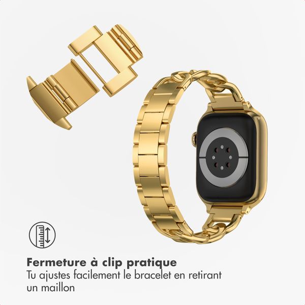 Selencia Bracelet Chain Apple Watch | 38/40/41/42 mm - Doré