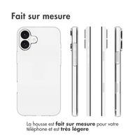 Accezz Coque Clear Apple iPhone 16 Plus - Transparent