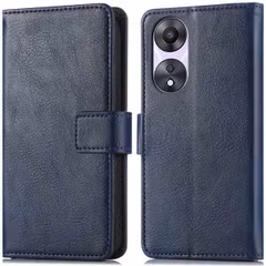 imoshion Étui de télephone portefeuille de luxe Oppo A78 (4G) - Bleu foncé