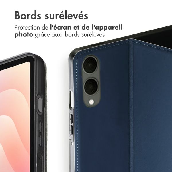 Accezz Coque tablette Classic Samsung Galaxy Tab S11 Ultra - Bleu foncé