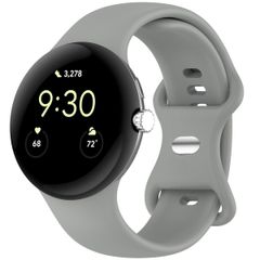 imoshion Bracelet en silicone⁺ Google Pixel Watch / Watch 2 / Watch 3 / Watch 4 (41 mm) - Taille S - Gris