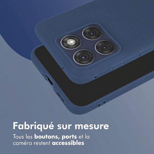 imoshion Coque Couleur Motorola Edge 70 Fusion - Bleu foncé