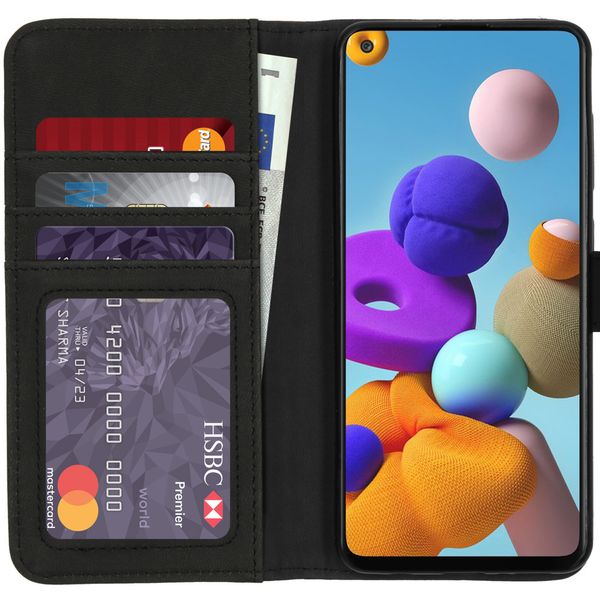imoshion Étui de télephone portefeuille de luxe Samsung Galaxy A21s - Bleu clair