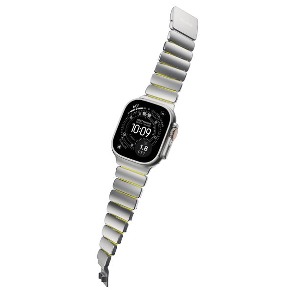 Nomad Bracelet Stratos Apple Watch | 44/45/46/49 mm - Volt / Natural Titanium