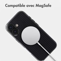 Accezz Coque arrière Lite avec MagSafe | Fluted | Apple iPhone 17 - Noir