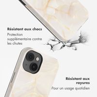 Selencia Coque arrière Vivid Apple iPhone 14 - Golden Beige Marble