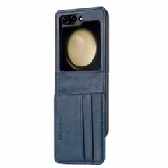 imoshion Étui de télephone portefeuille Luxe Samsung Galaxy Z Flip 6 - Bleu foncé