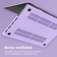 imoshion Coque rigide Apple MacBook Air 13 pouces (2018-2020) - Lavender Lilac