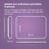 imoshion Pochette ordinateur avec compartiment 13 pouces - Sandstone