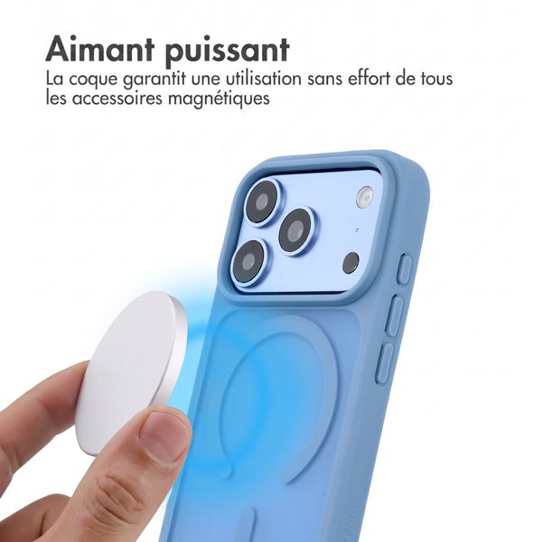 imoshion Coque Color Guard avec MagSafe Apple iPhone 18 Pro Max / 17 Pro Max - Bleu clair