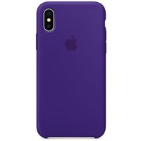 Apple Coque en silicone Apple iPhone X - Ultra Violet
