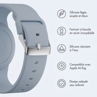 imoshion Bracelet AirTag pour enfants - Étui pour Apple AirTag - Taille unique - Grayish Blue