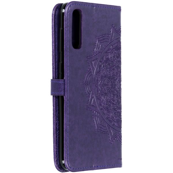 Etui de télephone portefeuille Mandala Samsung Galaxy A50 / A30s - Violet