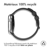 imoshion Bracelet sport en silicone avec boucle Apple Watch | 38/40/41/42 mm - Black / Grey