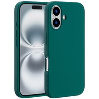 Accezz Coque Liquid Silicone avec MagSafe Apple iPhone 16 - Forest Green