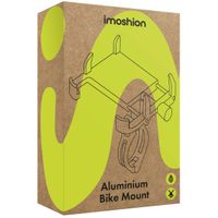 imoshion Support de téléphone en aluminium pour vélo - Léger - Universel - Noir