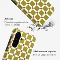Selencia Coque arrière Vivid Samsung Galaxy A36 / A56 - Check This Olive