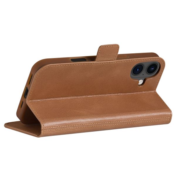 dbramante1928 Étui de télephone portefeuille Copenhagen Apple iPhone 16 Plus - Tan