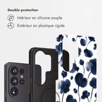 Selencia Coque arrière Vivid Samsung Galaxy S26 Ultra - Midnight Blossom