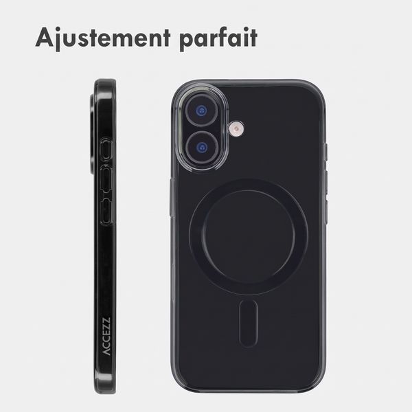 Accezz Lite coque arrière avec MagSafe Apple iPhone 16 - Smokey Clear
