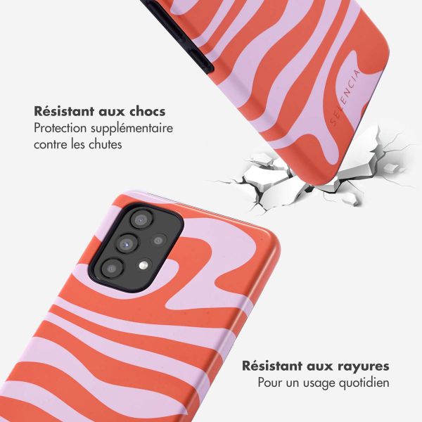 Selencia Coque arrière Vivid Samsung Galaxy A53 - Dream Swirl Pink