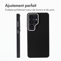 Accezz Coque arrière Mesh avec MagSafe Samsung Galaxy S26 Ultra - Noir