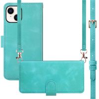 imoshion Etui de télephone portefeuille avec cordon Apple iPhone 15 - Turquoise