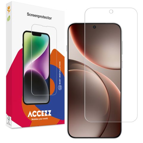 Accezz Protection d'écran en verre trempé Oppo Find X9