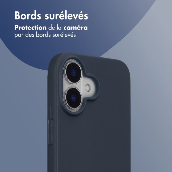 imoshion Coque Couleur Apple iPhone 16 - Bleu foncé
