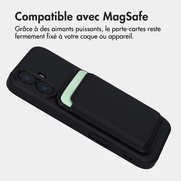 imoshion Porte-cartes magnétique - Compatible avec MagSafe - Noir