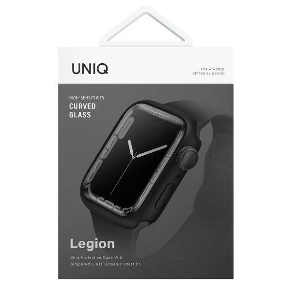 Uniq Coque Legion Apple Watch 7 / 8 / 9 - 41 mm - Midnight Black