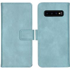 imoshion Étui de télephone portefeuille de luxe Samsung Galaxy S10 - Bleu clair