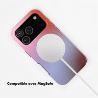 Selencia Coque arrière Vivid avec MagSafe Apple iPhone 18 Pro Max / 17 Pro Max - Gradient Soft Blush