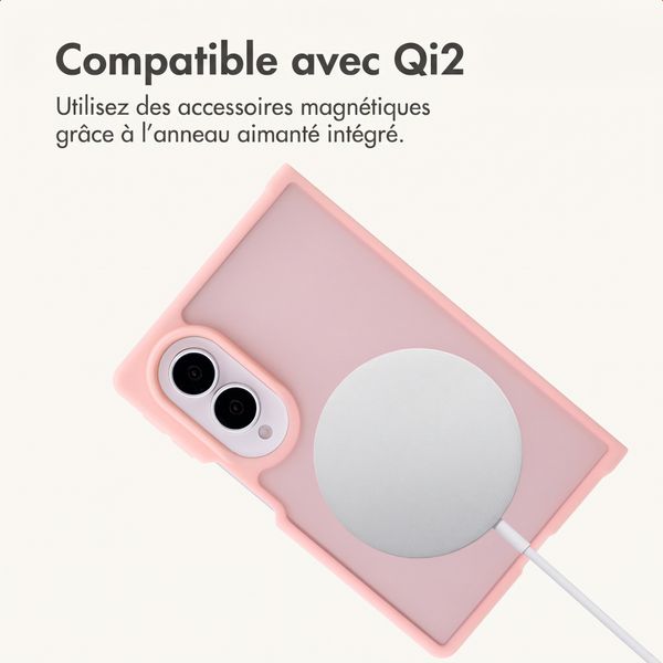 imoshion Coque Color Guard avec MagSafe Samsung Galaxy Z Fold 8 - Rose clair