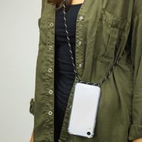 imoshion Coque arrière transparente avec cordon Samsung Galaxy S21 - Noir & Doré