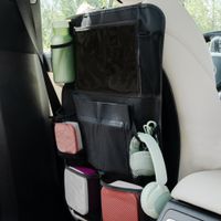 imoshion Organisateur de Siège de Voiture pour enfants - 9 compartiments - Inclut un support pour tablette - Noir