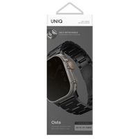 Uniq Bracelet Osta en acier avec maillons auto-ajustables Apple Watch | 44/45/46/49 mm - Midnight Black