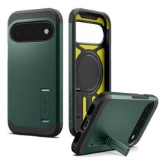 Spigen Coque Tough Armor MagSafe Google Pixel 11 - Abyss Green