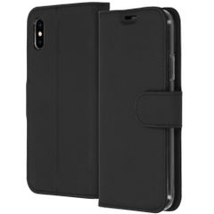 Accezz Étui de télephone Wallet Apple iPhone X / Xs - Noir
