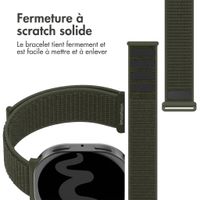 imoshion Bracelet en nylon Samsung Galaxy Watch 8 (40/44mm) / Classic (46mm) - Army Green