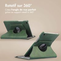 imoshion Coque tablette rotatif à 360° Samsung Galaxy Tab A9 8.7 pouces - Vert
