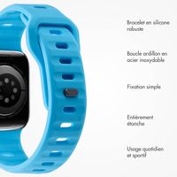 imoshion Bracelet Active Sport en silicone Apple Watch | 38/40/41/42 mm - Bleu