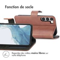imoshion Étui de télephone portefeuille de luxe Samsung Galaxy S23 - Marron
